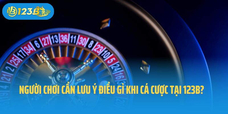 Người chơi cần lưu ý điều gì khi cá cược tại 123B?